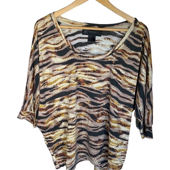 KARDASHIAN KOLLECTION BLOUSE SIZE LARGE - Picture 1 of 5